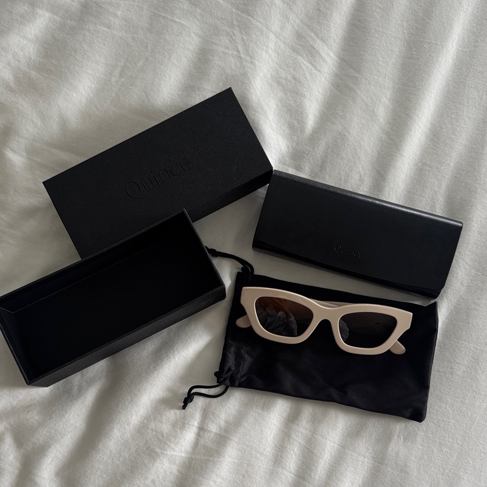 Chic Cream Sunglasses